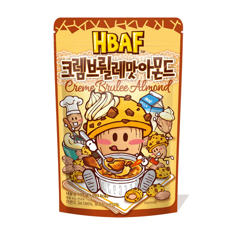 HBAF Korean Style Almonds: Creme Brulee