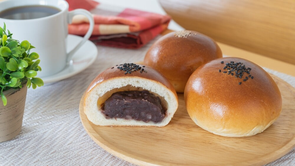 Anpan red bean sweet bun