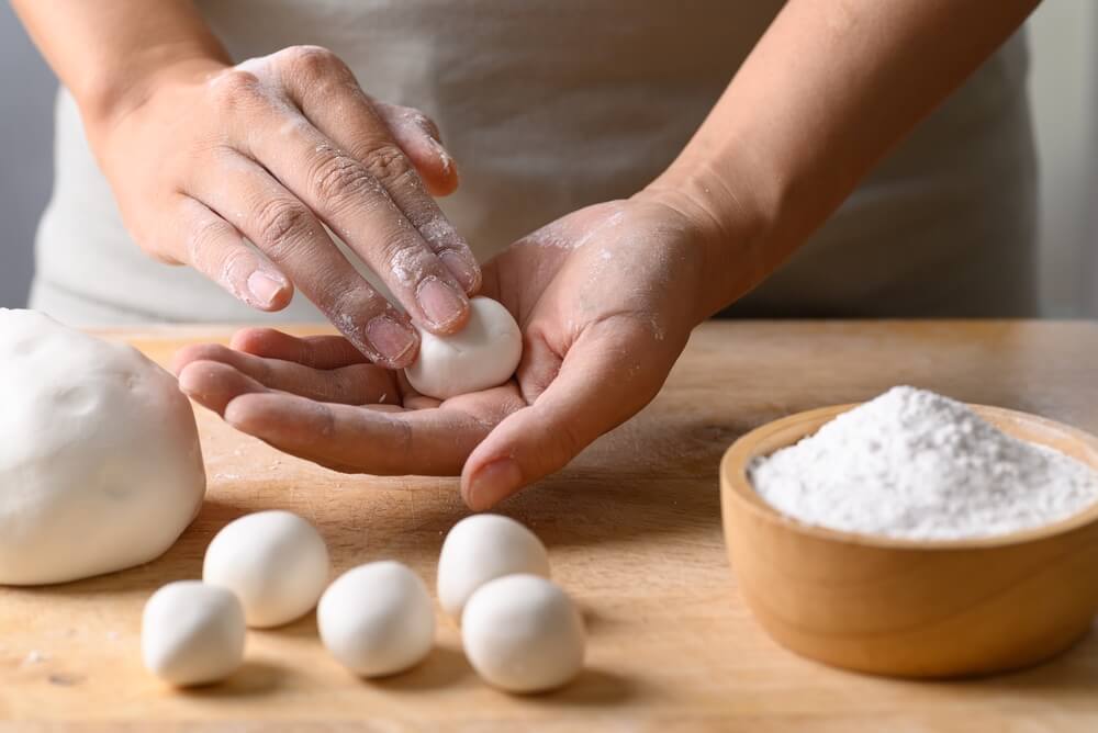 Mochiko making process