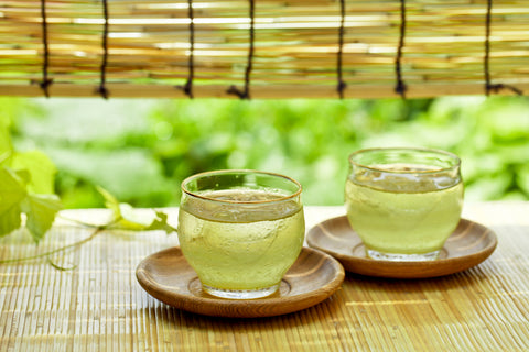 Cold Japanese tea for summer