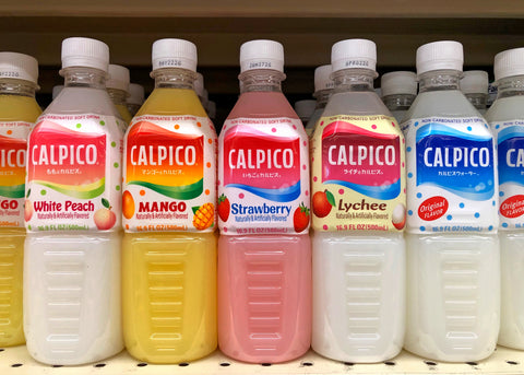 Bottles of Calpico