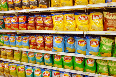 Lay's Chips on shelves