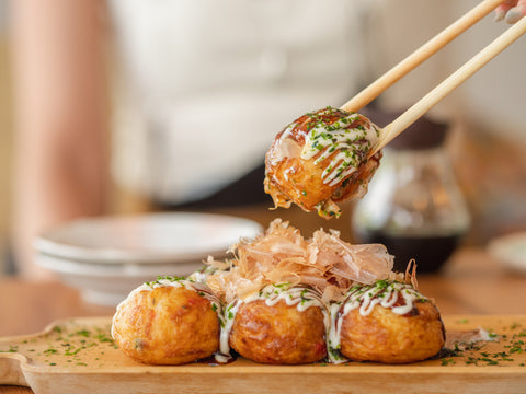 Takoyaki or octopus balls