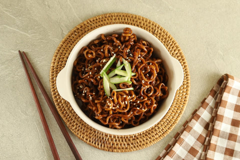 Plate of jajangmyeon