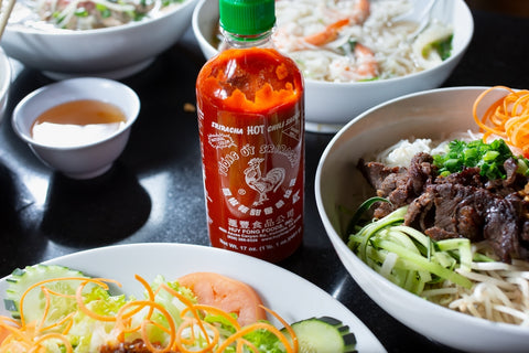 Using sriracha sauce in a variety of dishes