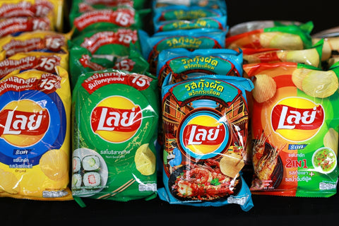 International flavors of Lay's Chips