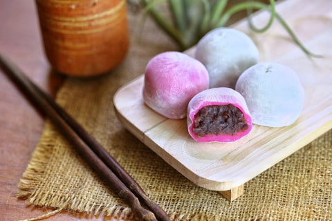 Platter of mochi