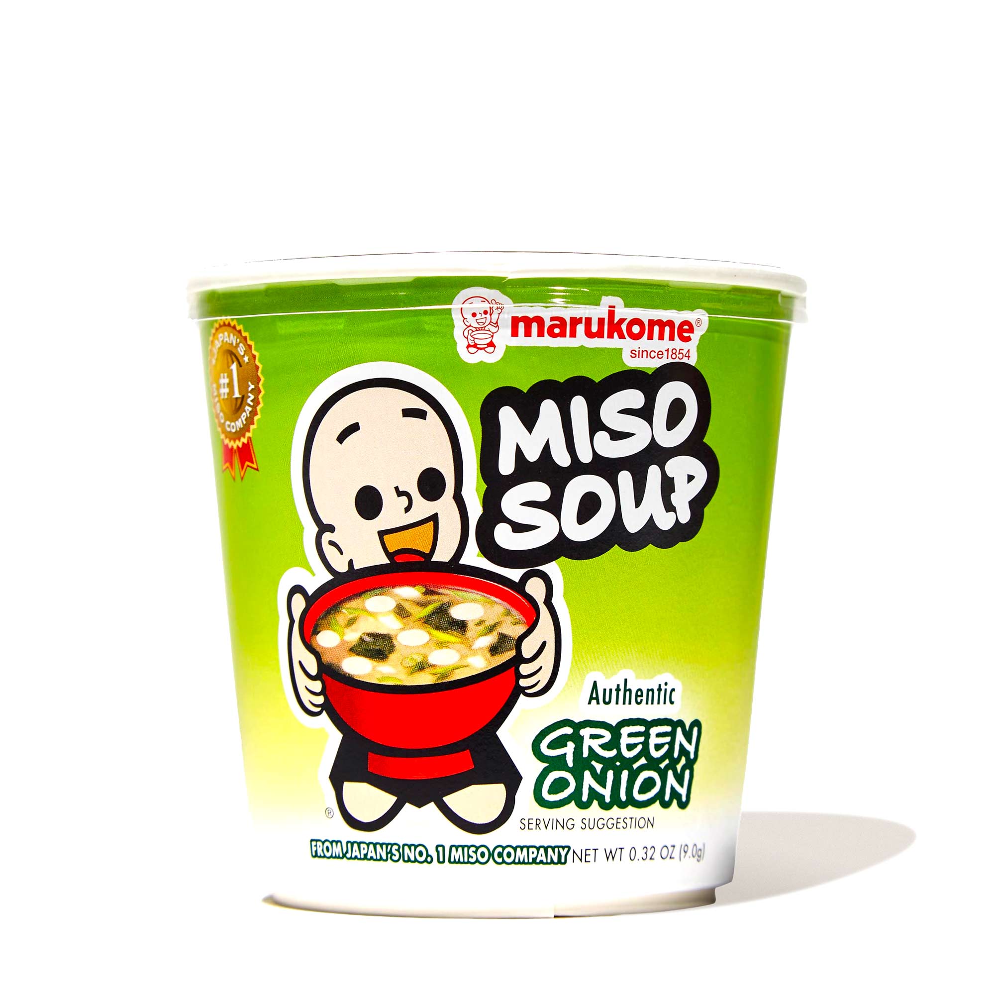 Marukome Instant Miso Soup Cup: Green Onion | Bokksu Market