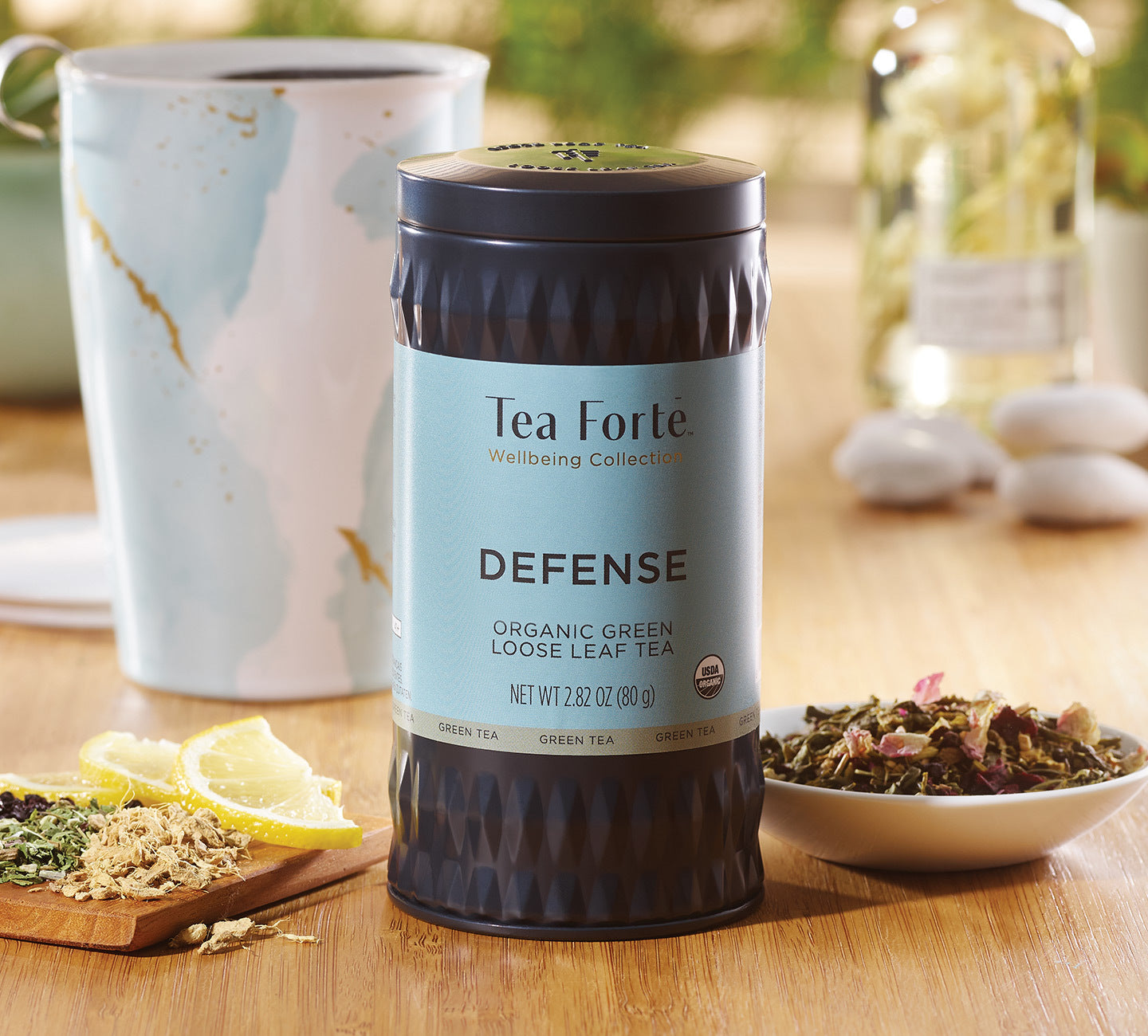 Defense Loose Tea Canister with KATI Cup