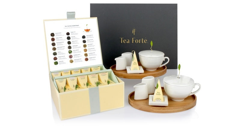 The Ultimate Tea Forté Experience Gift Set of a Tea Chest with Cafe Cups and other accessories