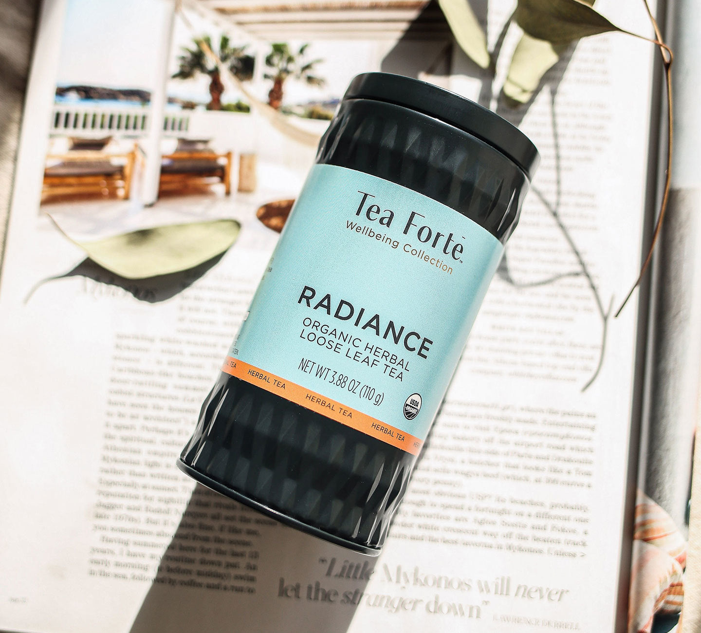 Radiance loose tea canister