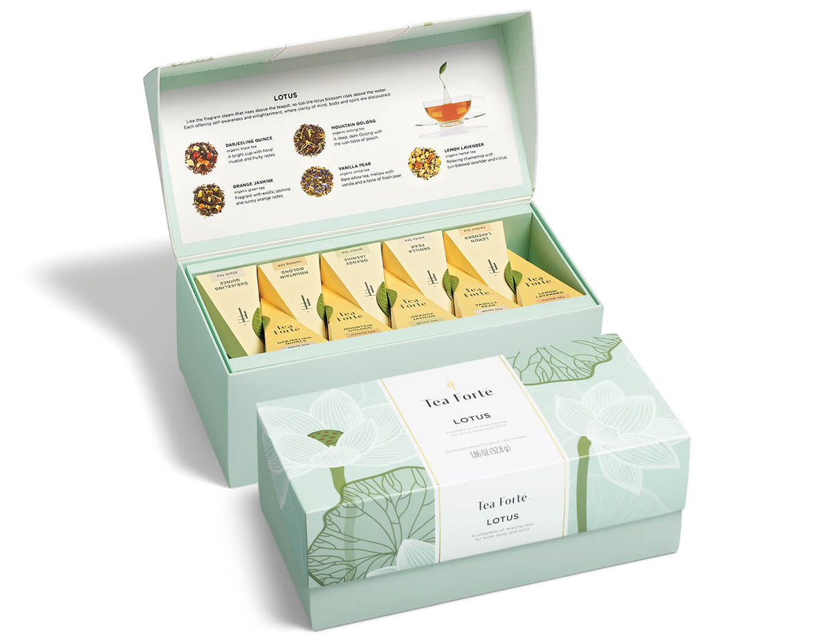 Tea Forte | Lotus Collection Presentation Box