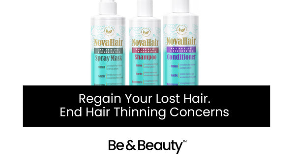 Regain Your Lost Hair.  End Hair Thinning Concerns 