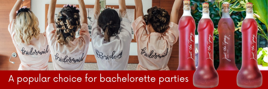 Just the Tipsy wines are a popular choice for bachelorette parties