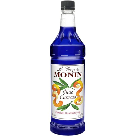 Monin Premium Blue Curacao Flavoring Syrup 750ml