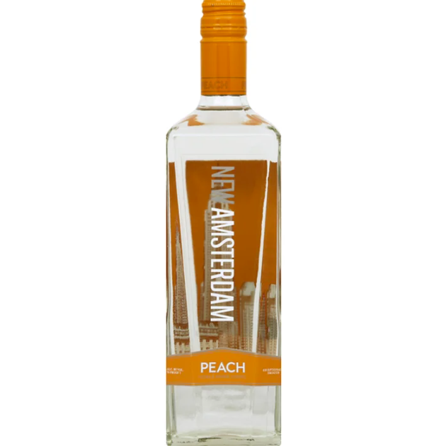 New Amsterdam Peach Flavored Vodka Peach 750ml