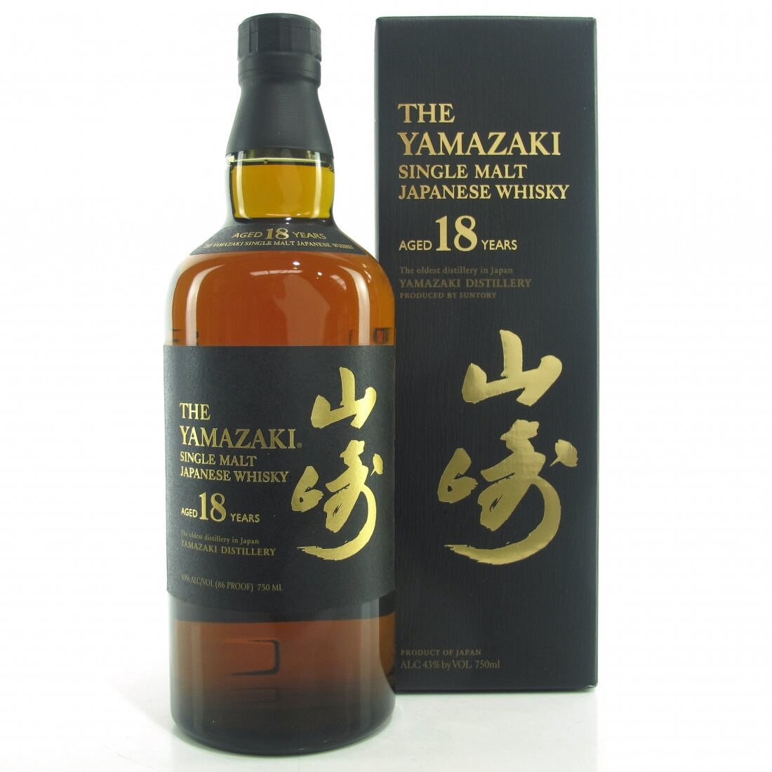 Yamazaki 18YR Old Single Malt Japanese Whisky 750ml