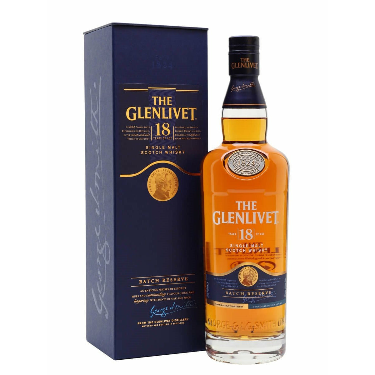 The Glenlivet Scotch Single Malt 18 Year 750ml