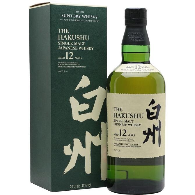 Suntory Hakushu 12 Year Japanese Whisky 750ml