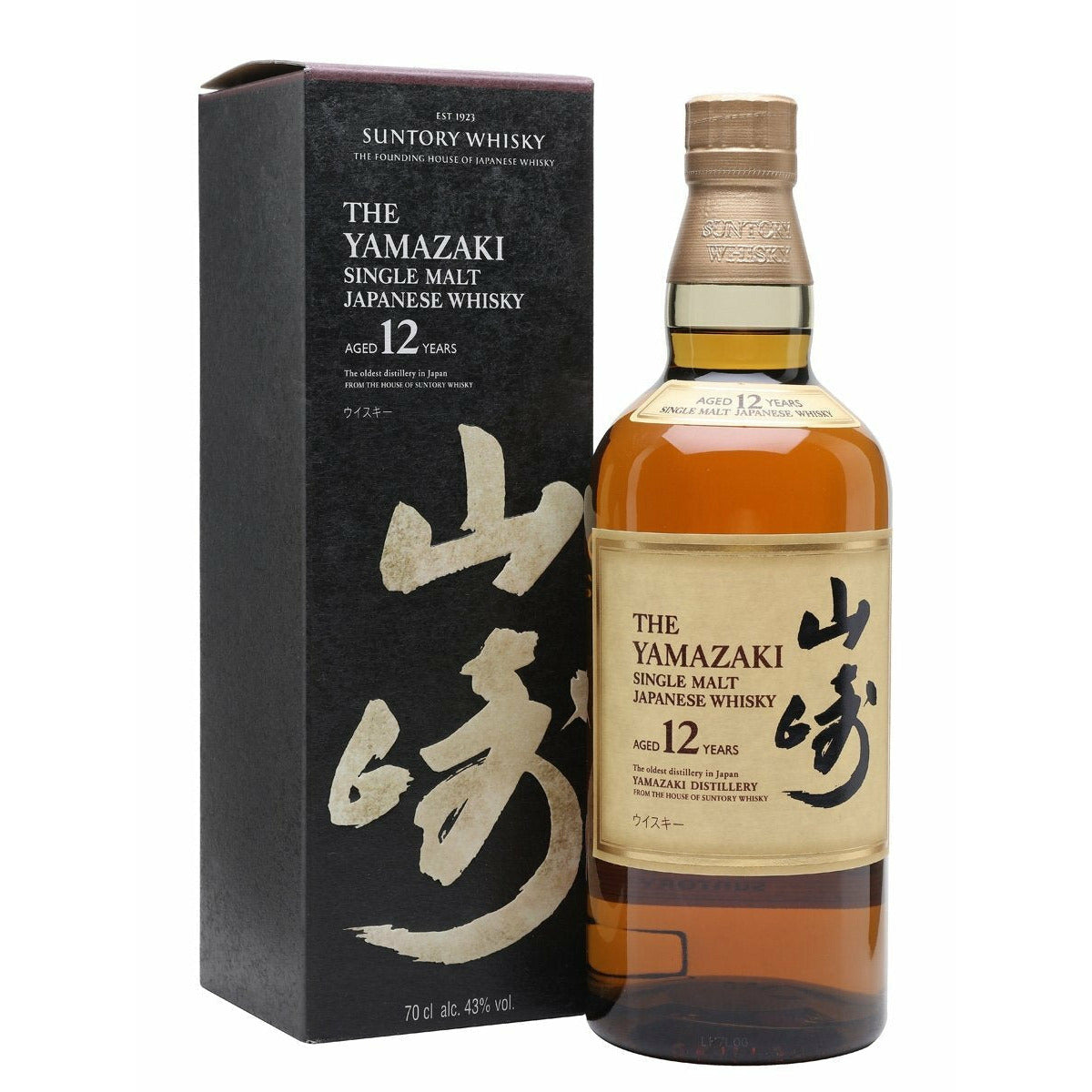 Suntory The Yamazaki Single Malt Japanese Whisky 12 Years 750ml