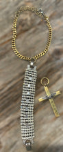 Load image into Gallery viewer, Wicked Winged Cross Melody Vintage Lariat Necklace
