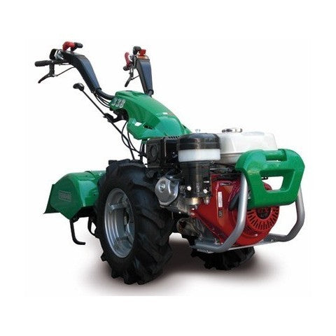 Motocultivator Ferrari 338 Power Safe (Şasiu + Motor GX270V, 9.0 CP + Roți 5.0-10 + Freză 66 cm)