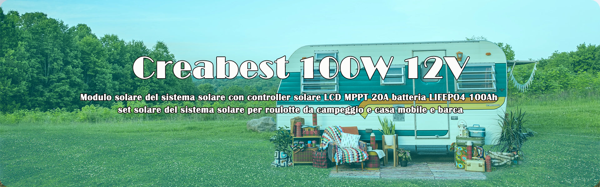 Kit solare 100W