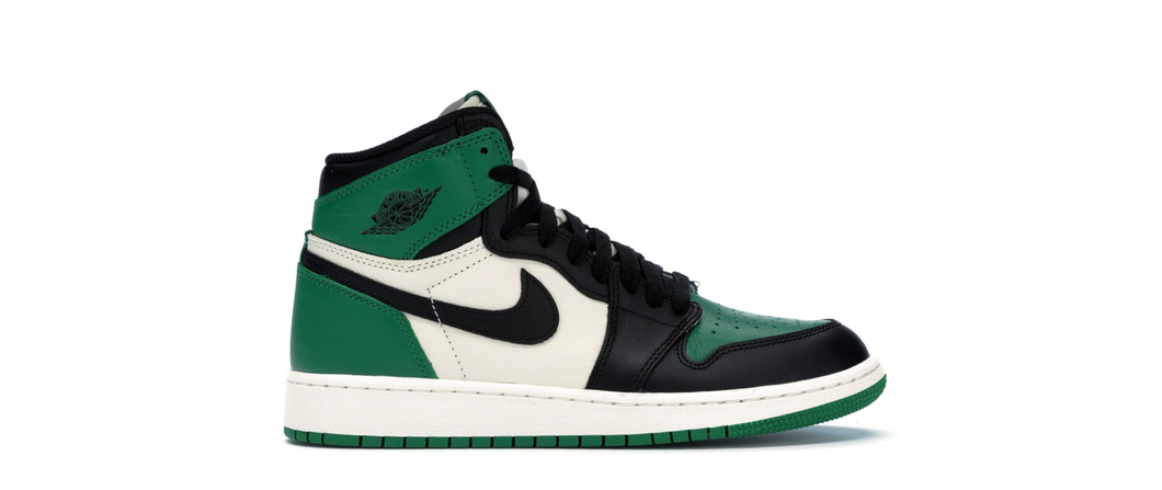 JORDAN 1 RETRO HIGH PINE GREEN GS – L 