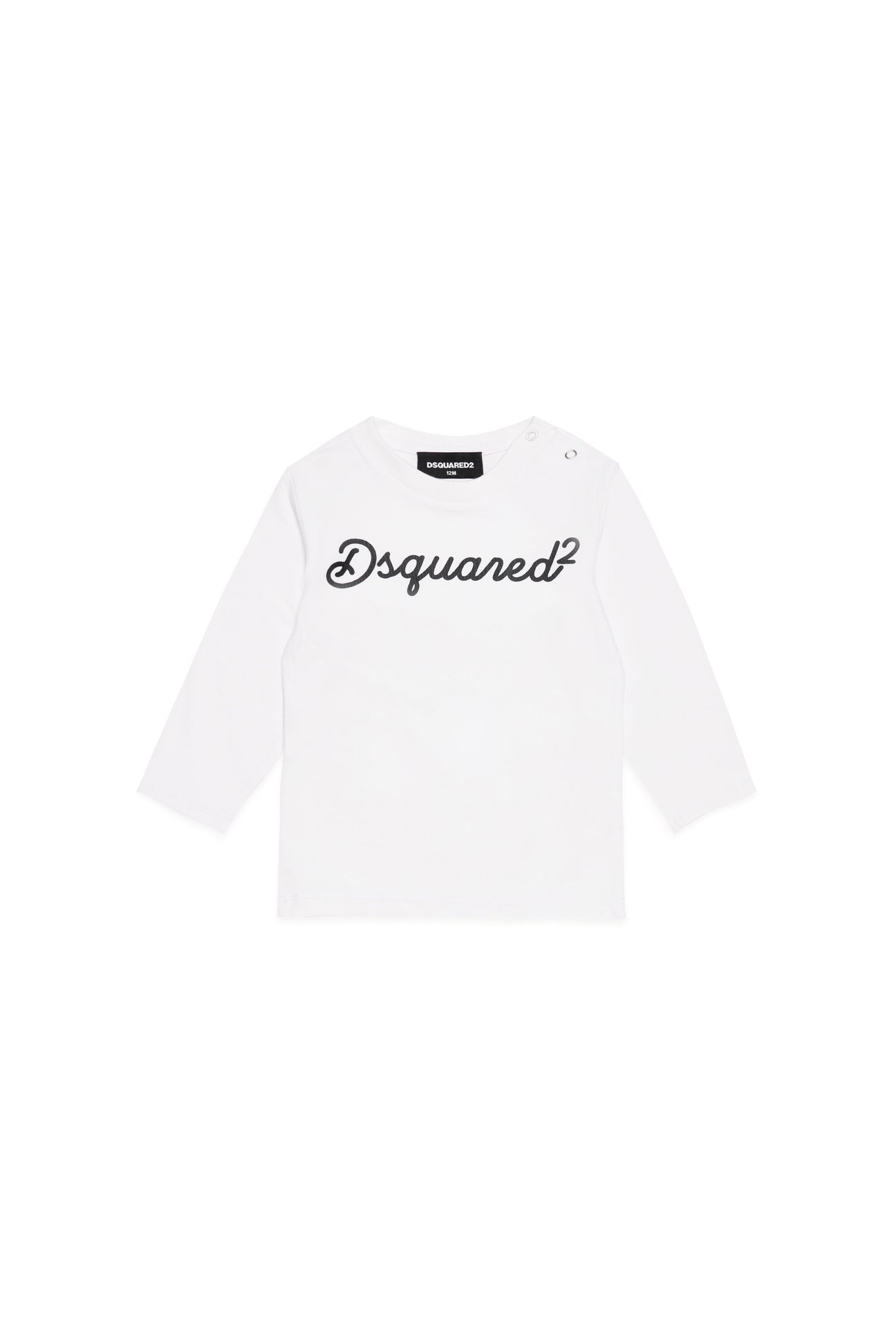 Dsquared2 girl's cotton sweatshirt with Cursive logo | Brave Kid