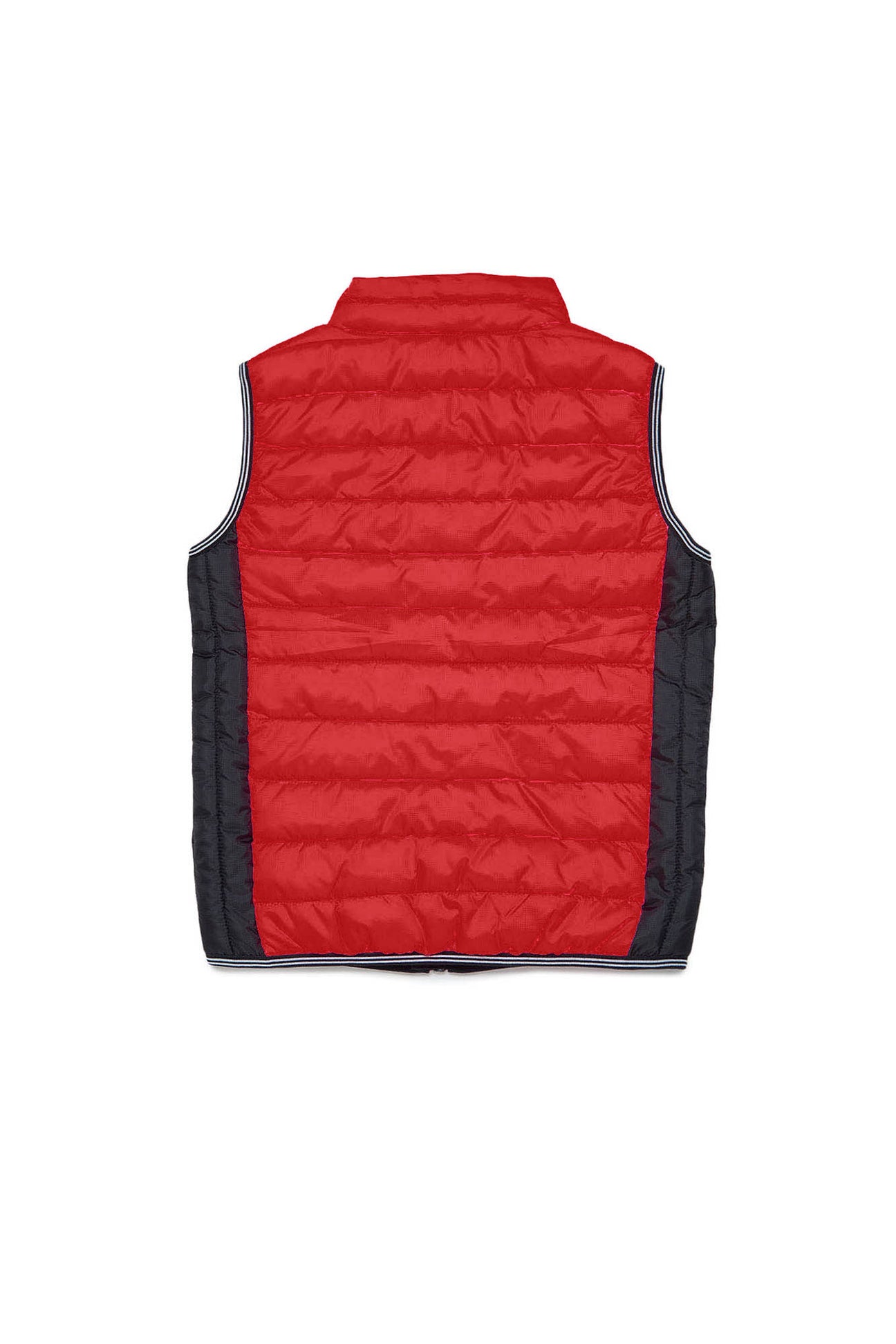 Red padded vest with logo Red padded vest with logo
