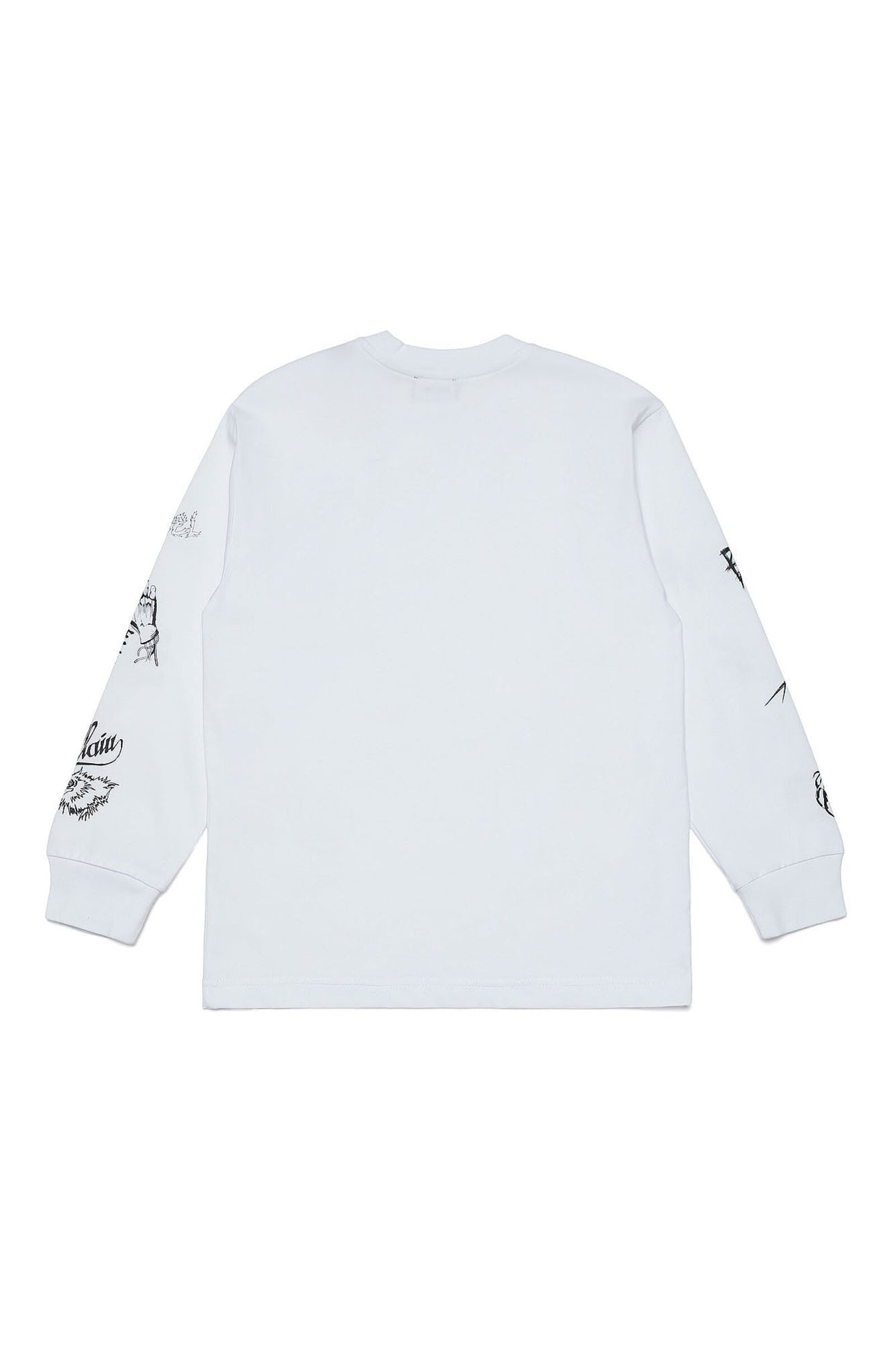 Long-sleeve T-shirt with slogan tape Long-sleeve T-shirt with slogan tape