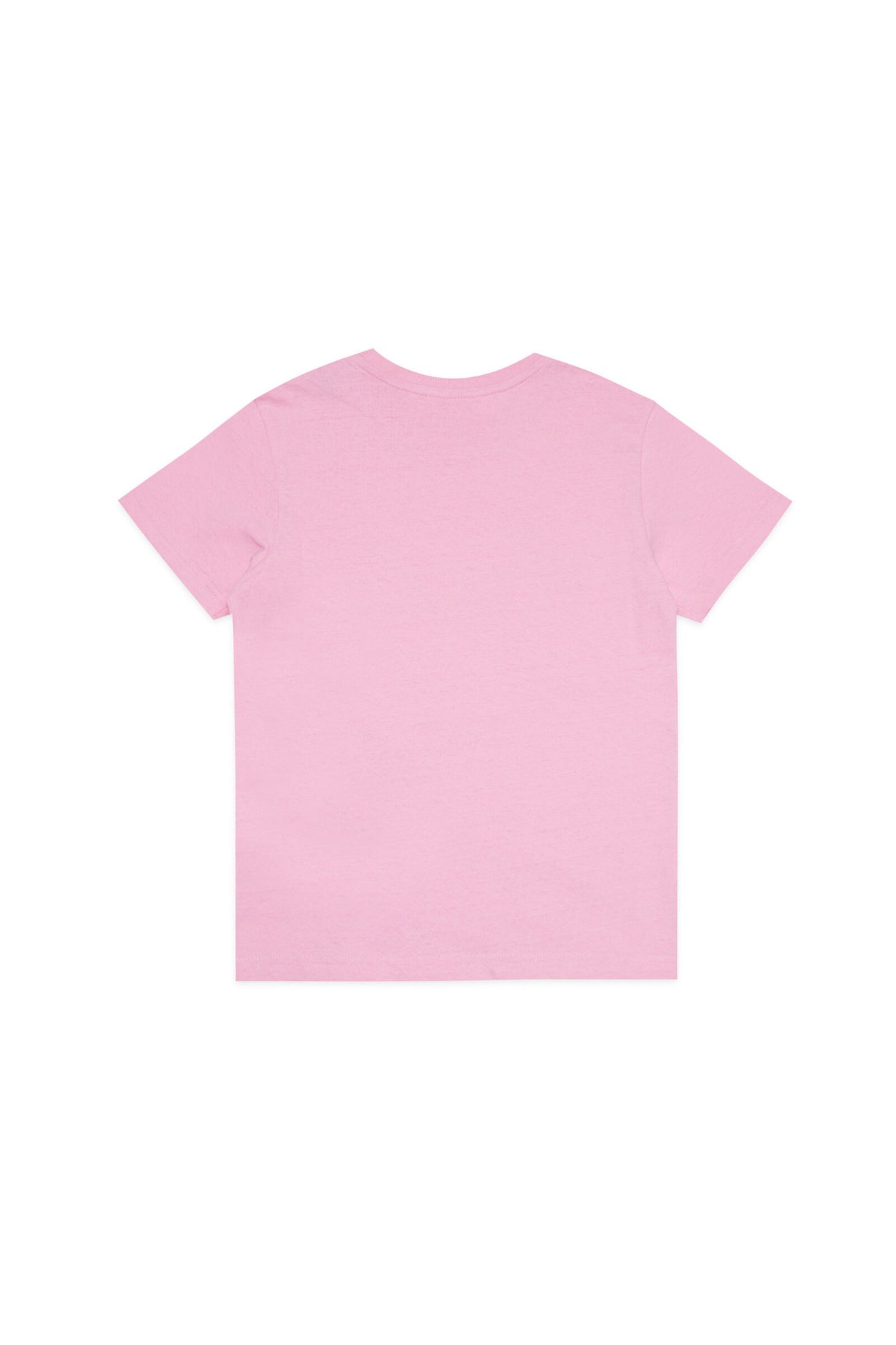 Diesel oversized pastel pink cotton t-shirt with print for children