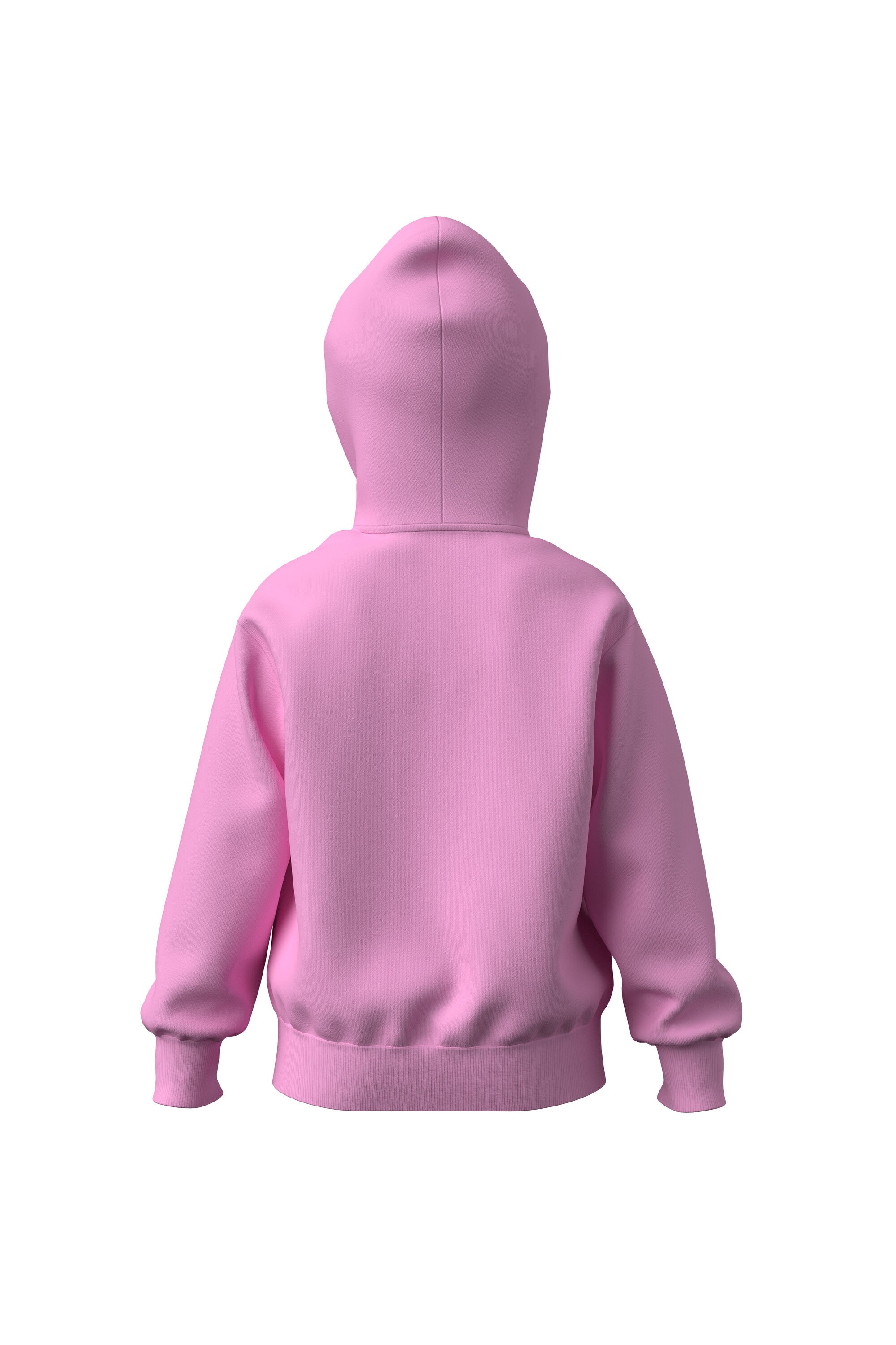 Sudadera de algodón rosa con cremallera, capucha y logotipo D bordado Diesel para niños Brave Kid