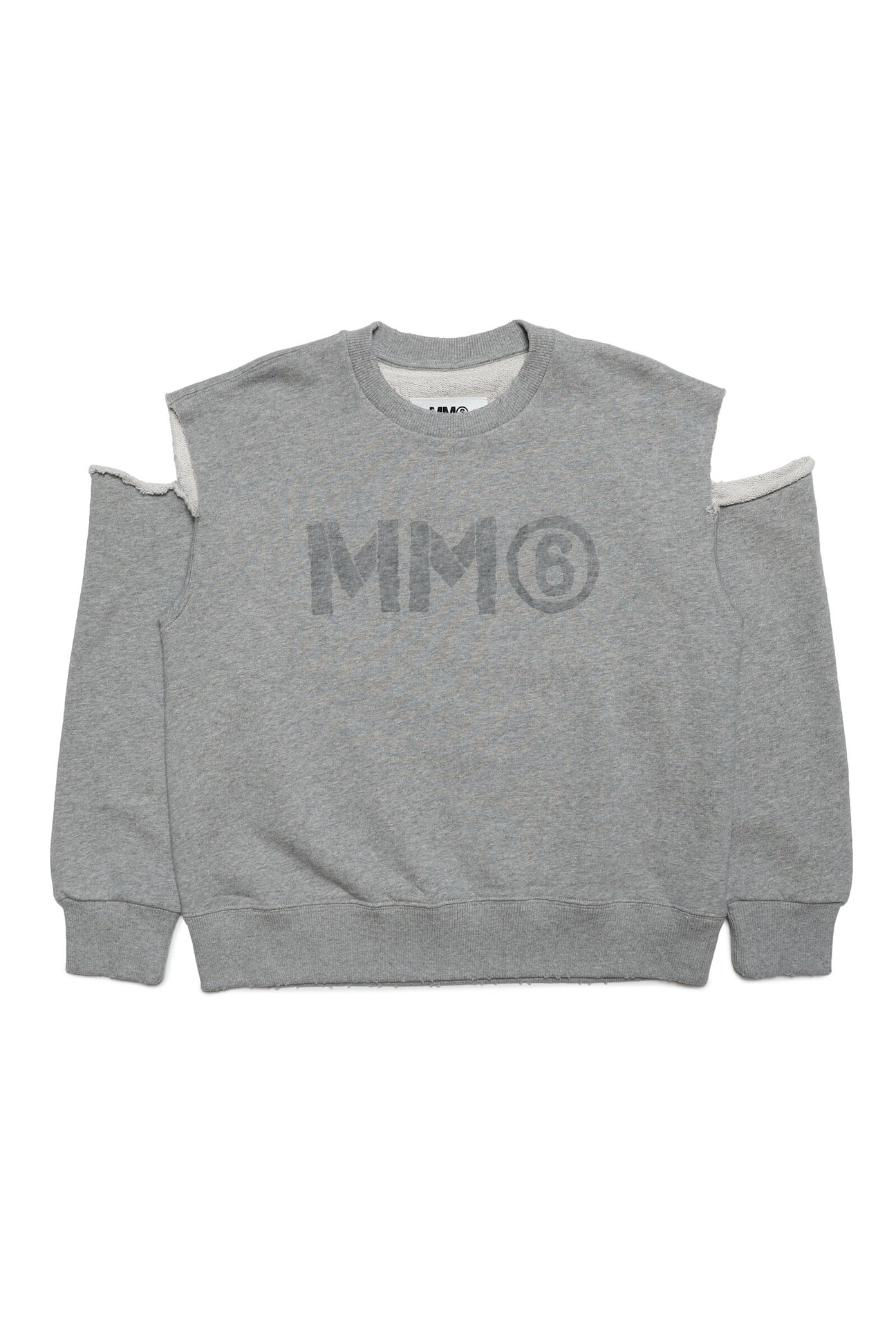 MM6 teen's cotton cut-out crew-neck sweatshirt | BRAVE KID