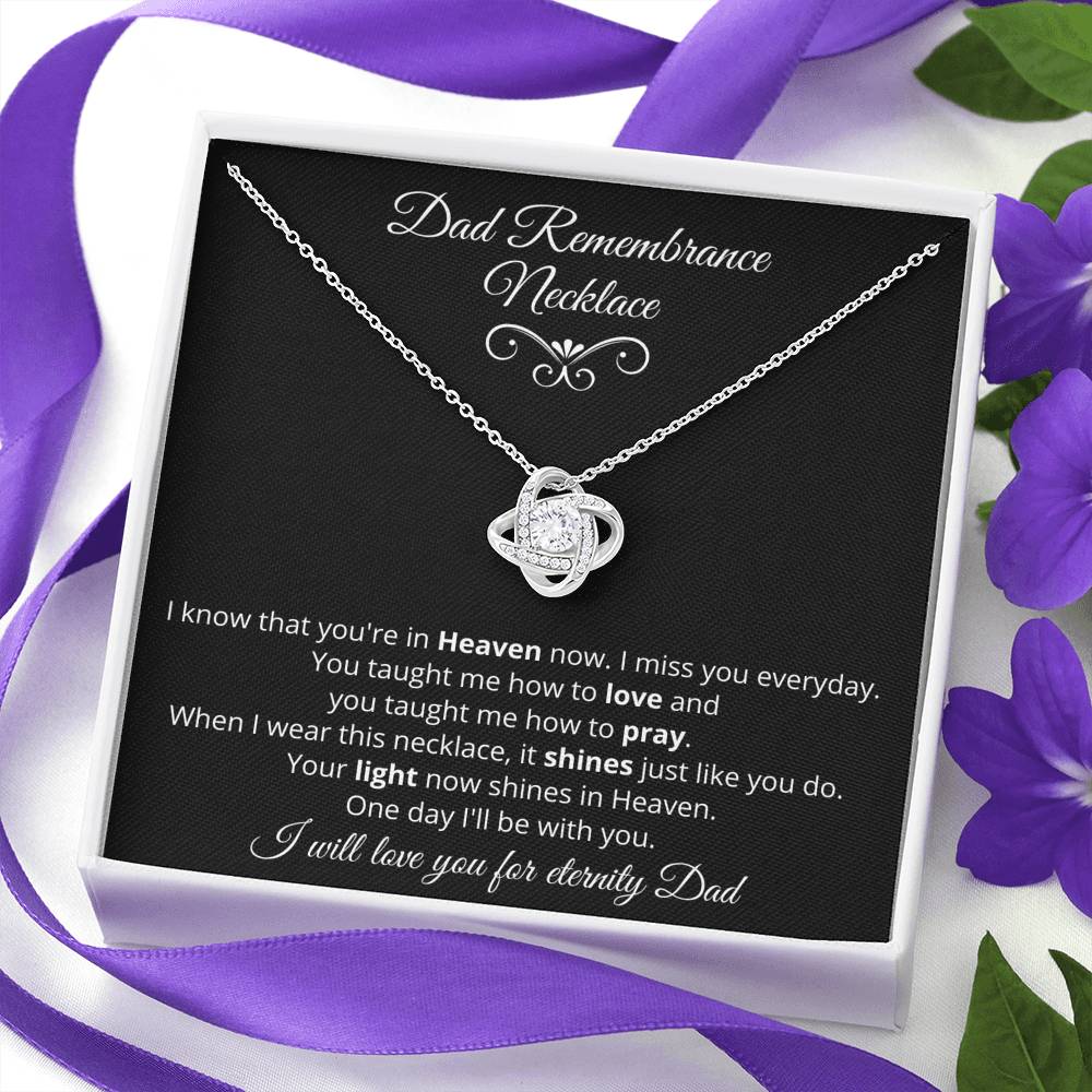 Dad Remembrance Necklace