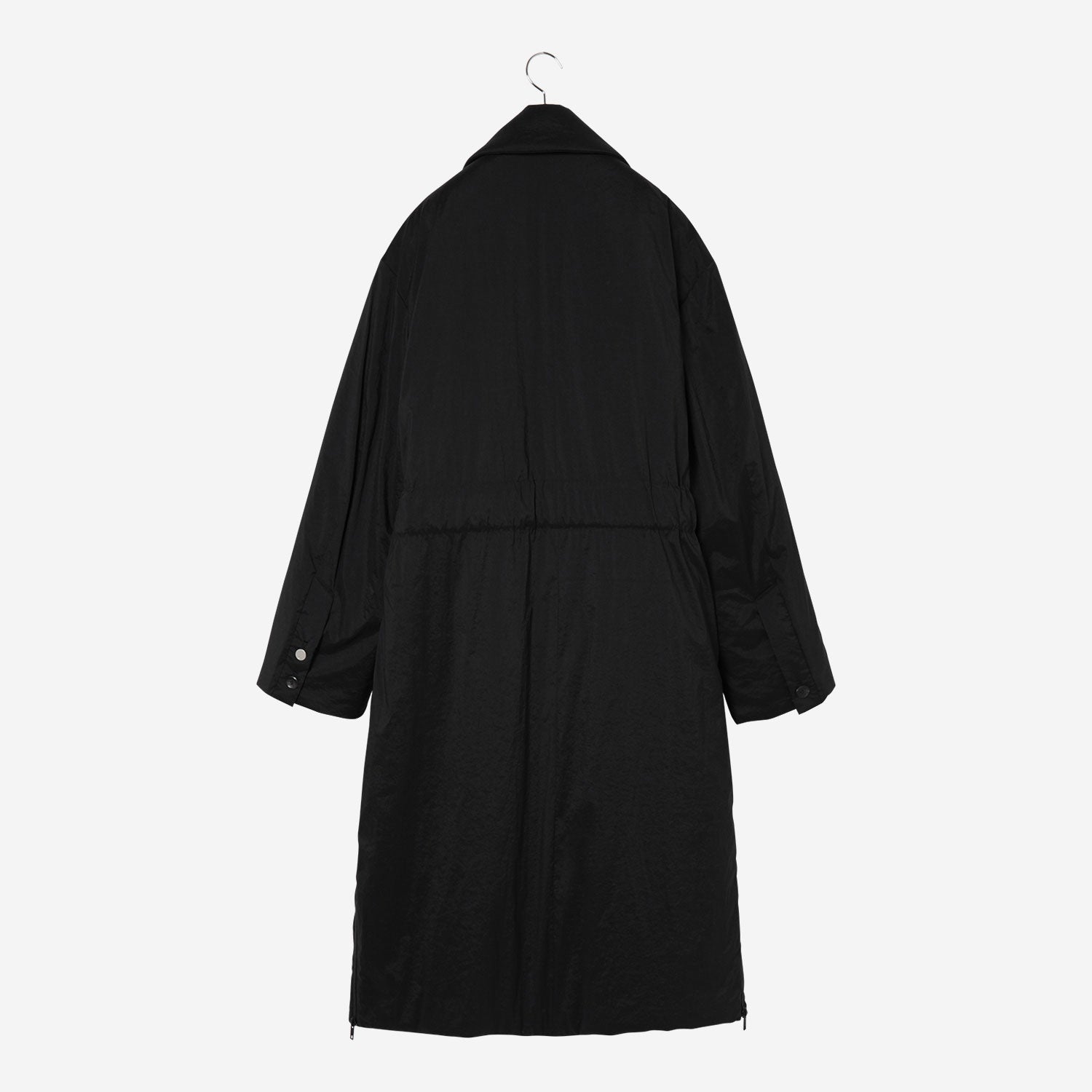 Long Padded Coat / black – th products