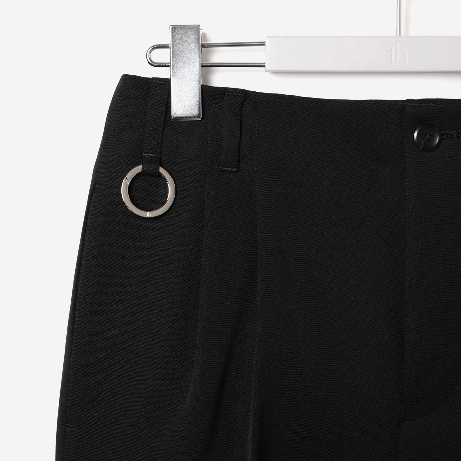 QUINN / Wide Tailored Pants / black – th products