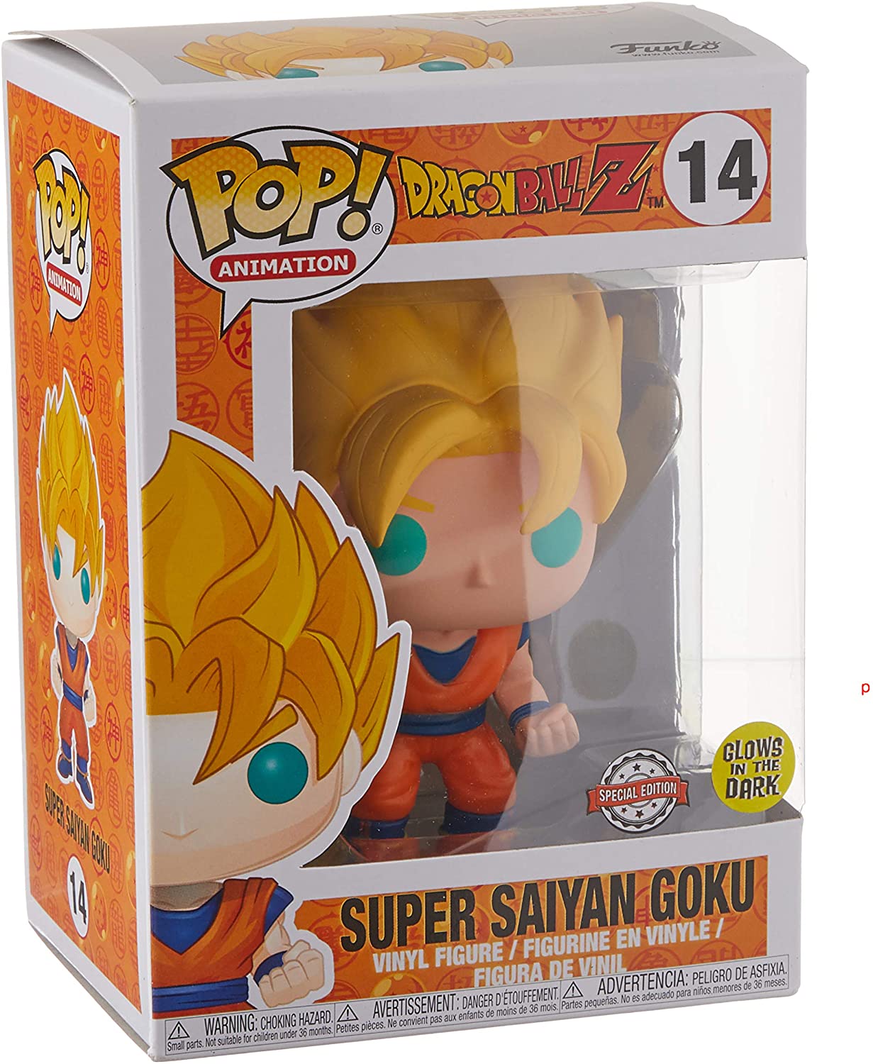 glow in the dark goku funko pop