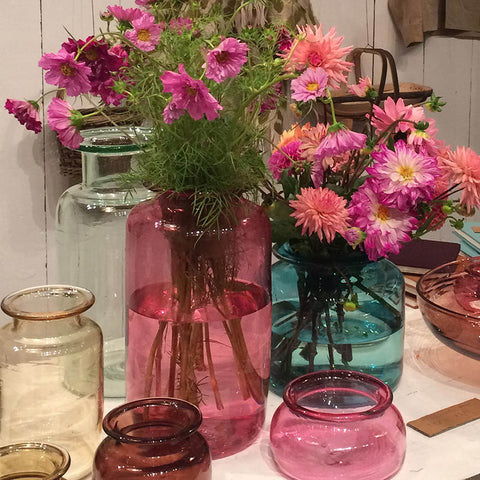 Michael Ruh Glass Jars at the Makers House in London