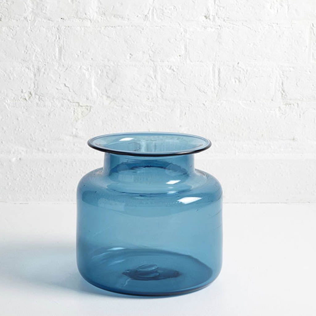 Chelsea Jar handblown recycled glassware