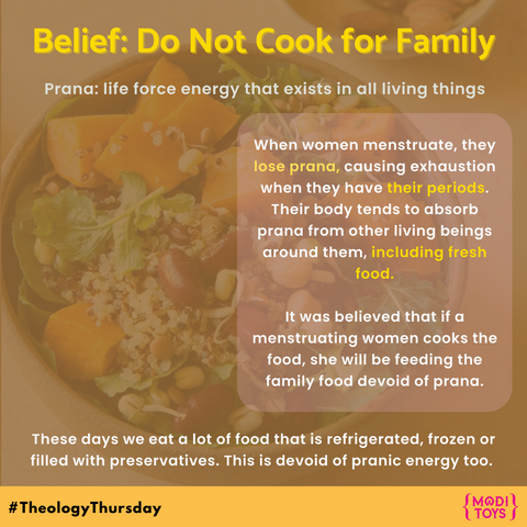 Belief: Do Not Cook for Family