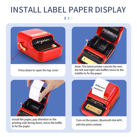 Label Maker NiiMbot B21 Thermal Printing For Home Office Commercial Pocket Mini Printer Bluetooth - Dimensionists