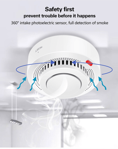 Smart Smoke Detector Zigbee Fire Alarm Smart Home Security System - Dimensionists