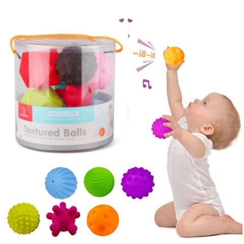 10 pelotas sensoriales para bebés
