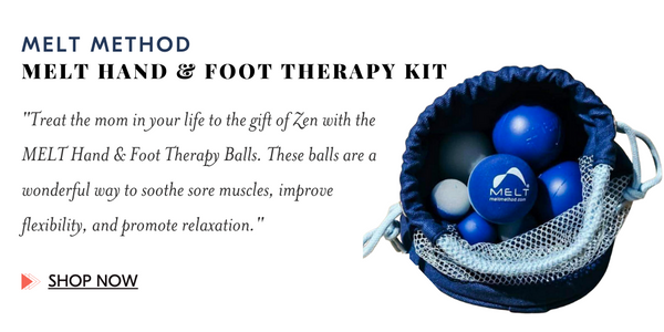 MELT Hand & Foot Therapy Balls - Treat the mom in your life to the gift of Zen with the MELT Hand & Foot Therapy Balls. These balls are a wonderful way to soothe sore muscles, improve flexibility, and promote relaxation.