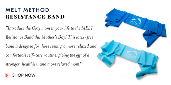 The MELT Resistance Band "Introduce the Cozy mom in your life to the MELT Resistance Band this Mother's Day! This latex-free band is designed for those seeking a more relaxed and comfortable self-care routine, giving the gift of a stronger, healthier, and more relaxed mom!"