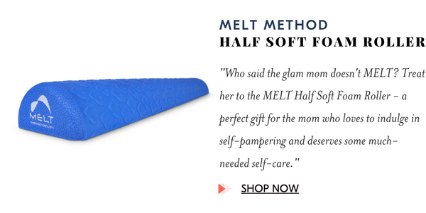 The MELT Half Soft Foam Roller provides the same gentle stimulation as the full roller while offering the stability and/or lower height needed for specialized populations. The MELT Half Soft Foam Roller can be used for Rebalance and Release moves or any Rehydrate move where you lie on the roller. The MELT Half Soft Foam Roller is ideal for many different types of individuals, including those who are older, who have scoliosis, who have experienced a stroke or head trauma, or who have Parkinson’s or other neurological disorders. The latex-free roller is 36 inches long and 5.5 inches across.