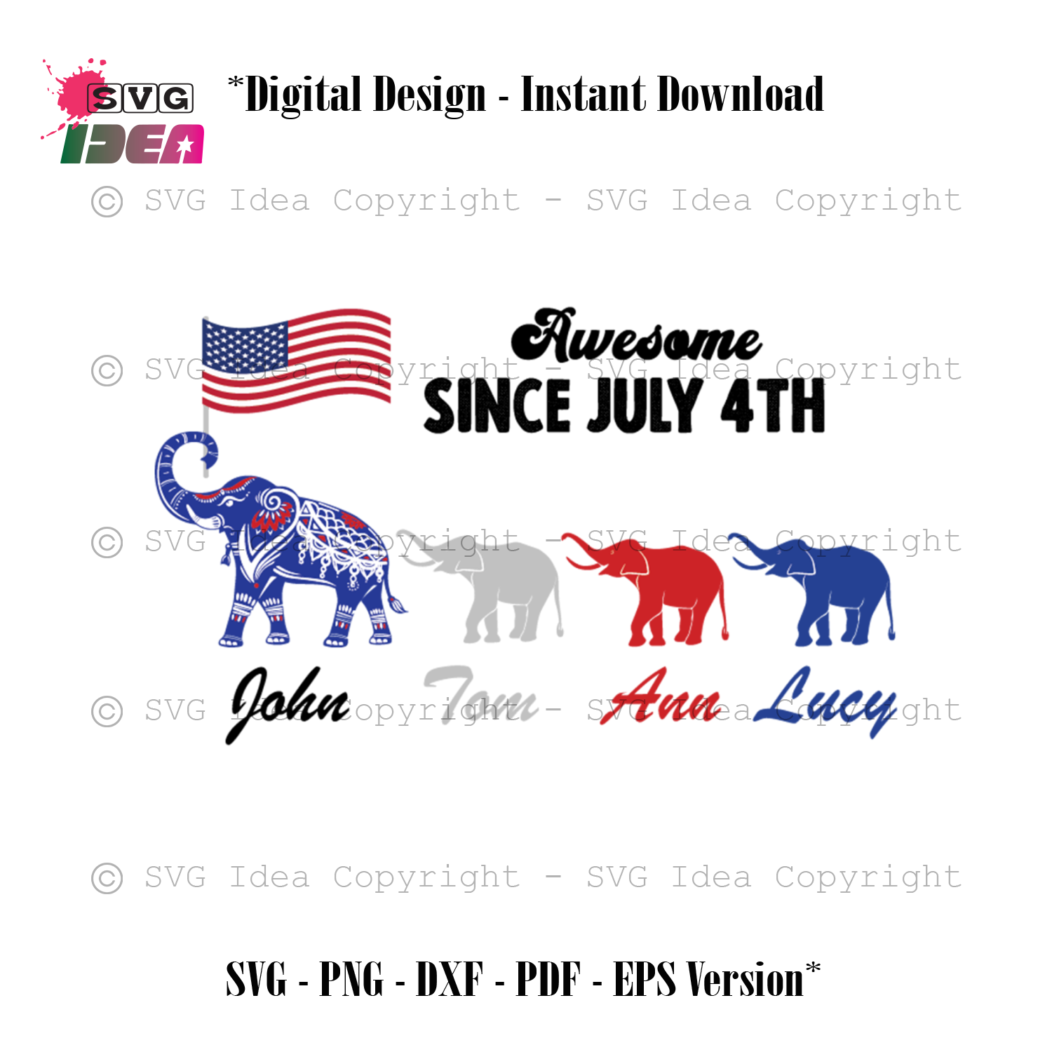 Free Free 311 Cricut Elephant Family Svg SVG PNG EPS DXF File