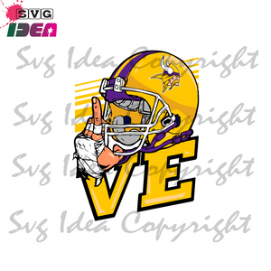 vikings football helmet drawing