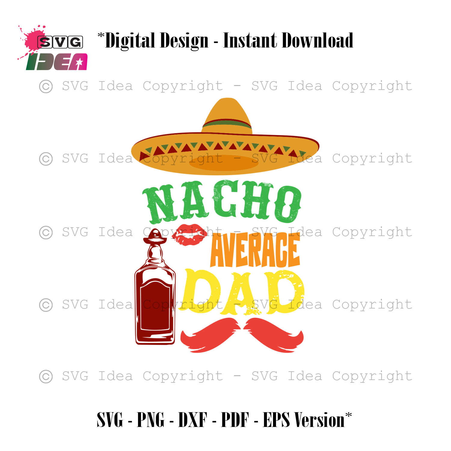 Download Nacho Average Dad Svg Fathers Day Svg Happy Fathers Day Svg Dad Svg Svg Ideas